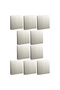 Legrand Mallia Senses 3 Gang 1 Way Switch 16A 250V Champagne Finish Screw Terminals 10PCS
