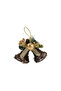 Hanging Rattan Bells Gold 21x11x20cm