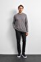 Gray Regular Fit Knit Sweater - 2