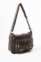 Washed Leather Crossbody Shoulder Bag Polyurethane Leather Mink Model:(571-14-16A) - 3