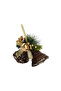 Hanging Rattan Bells Gold 21x11x20cm - 2