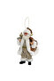 Standing Santa Decoration Gold 18cm