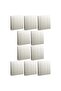 Legrand Mallia Senses 4 Gang 2 Way Switch 16A 250V Champagne Finish Screw Terminals 10PCS