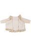 Baby Girl Ecru Lace Velvet Five Piece Hospital Discharge Set - 3
