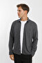 Collar Buttoned Long Sleeve Snap Fastener Cotton Lycra Men's Shirt - 8