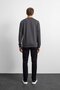 Anthracite Regular Fit Long Sleeve Crew Neck T-Shirt - 6