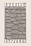 Wall Single Bath Mat 100% Cotton 60X100 cm Gray - 3