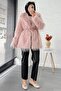 Premium Women's Fur Coat – Pink - 7