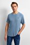 Blue Regular Fit Crew Neck T-Shirt - 2