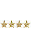 Hanging Stars Gold 8cm 4Pcs/Box