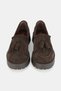 Women's Brown Suede Genuine Natural Leather Size 36-41 Tassel Loafer Shoes - 5