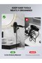 Hair Dryer Holder Hair Dryer and Straightener Holder Wall Mounted Hairdryer Stands Adhesive Straight - 5