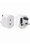 Europe to UK Travel Adapter Plug converter US to UK Plug Adapter 2 Pin to 3 Pin 1A with Fuse