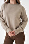 Women's Crew Neck Oversize Knitwear Sweater - 3