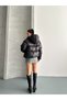 Women's Gel Padding Hooded Zippers Waterproof Inflatable Coat 25222 - 6