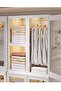 2 Layers Stylish Multi-Functional Storage Cabinet - 4