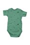 Unisex Green Mouse Figured Short Sleeve Bodysuit - 6