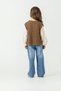 Girl's Knitwear Vest-Shirt-Denim Pants 3-Piece Set - 5