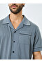 Men Relaxed Fit Solid Shirt and Shorts Set - 3