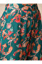 Floral Embroidered Jaal Print Peplum Tunic and Pants Fusion Co-Ords - 5
