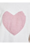 Contrast Heart Detail Fleece Top and Pyjama Set - 3