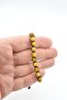 Macrame Model Certified Genuine Yellow Drop Amber Bracelet - 5