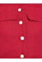 Solid Button Front Long Sleeve Jacket - 4