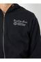 Eco Earth Relaxed Fit Printed Zip-Up Hoodie - 4