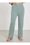 Pipping Detail T-Shirt and Long Pyjama Set - 4