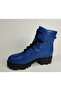 Women's Genuine Leather Eva Sole Blue Floater Boots - 2