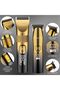 Mens Professional Hair Clippers and T-Blade Trimmer Kit Cordless Beard Barber Clipper Hair - 2