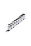 Socket wrench set, E10-E24, 1/2" torx type, 9 pieces, - 4