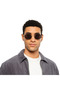 Vesper 53MM Grey Oval Sunglasses - 30S-000437-0107 - 5