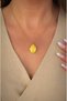 Floral Vintage Clamshell Photo Insertable Steel Necklace - 6