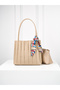Wave Model Women's Hand and Shoulder Bag with Scarf Gift