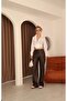 Women's Brown Leather Pants Women's Leather Pants - 5