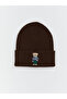 Bear Teddy Embroidered Men's Knitwear Beanie