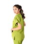 Grass Green Pharmacist Uniform Stretch Fabric Scrubs Unisex Set - Compliant with New Regulations Grasshopper - 4