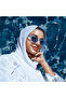 RIVER Blue Lens 52 mm Geometric Sunglasses - 5