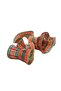 Decorative Plaid Spiral Ribbon Christmas Tree Ornament Red 12X270 cm