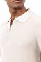Stone Zippered Men's Knitwear Sweater - 6