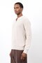 Stone Zippered Men's Knitwear Sweater - 5