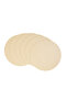 2 Pieces Beige/Stone Faux Leather Tableware Presentation Plate Mat Placemat American Service 36X36 - 7
