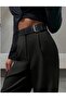 Fabric Pants Loose Fit (with Side Belt)