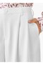 Flared Pants with Pleated Design - 4