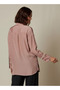 Shirt with Pearl Embellishment and Long Sleeves - 3