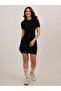 Black Ribbed Bodycon Mini Dress