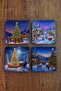 Natural Stone Coaster - Christmast New Year Printed 10X10Cm Ai Noel - Stone Coasters 533