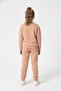 Basic Pocketed Girls-Boys Transitional Kids Tracksuit Set M00776 Pudra - 5