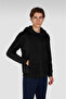 Men's Woven Cotton Nylon Zipped Sweatshirt